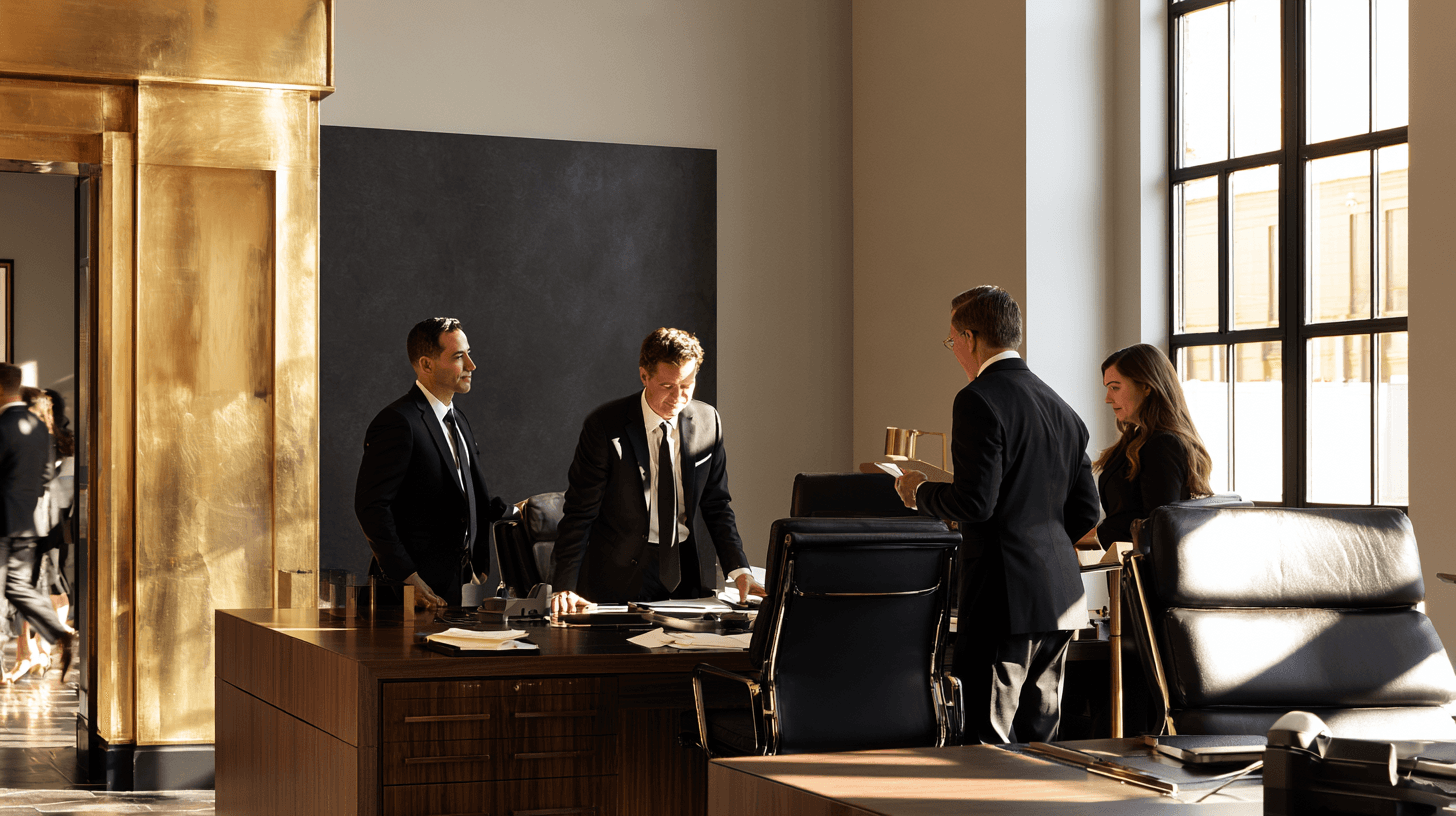 Attorneys collaborating